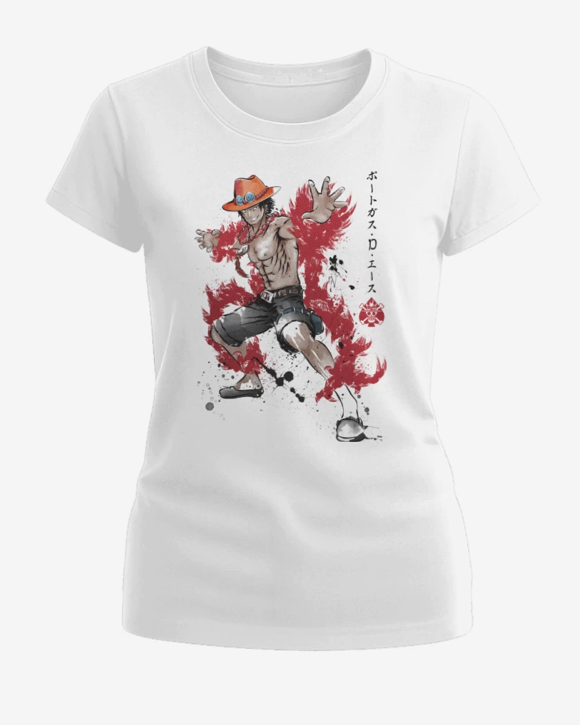 Polera de Mujer Ace Puño de Fuego