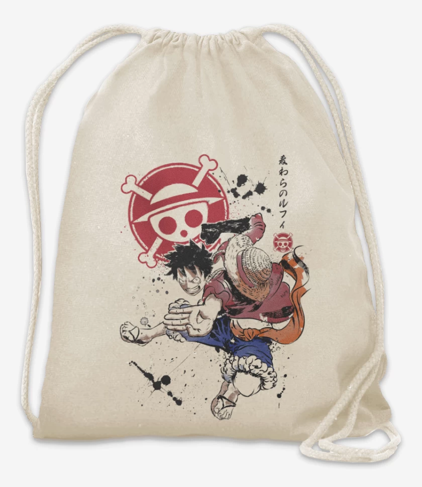 Mochila Blanco de Luffy D Monkey