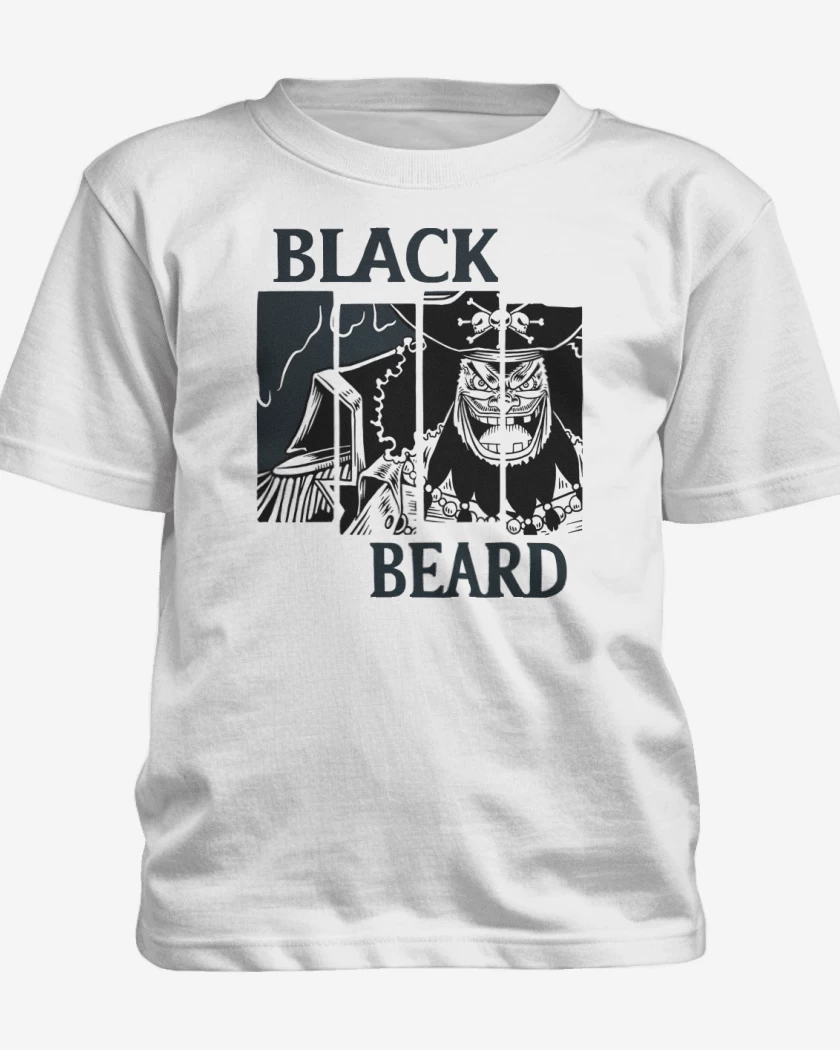 Polera de niño Blanco de Black Beard
