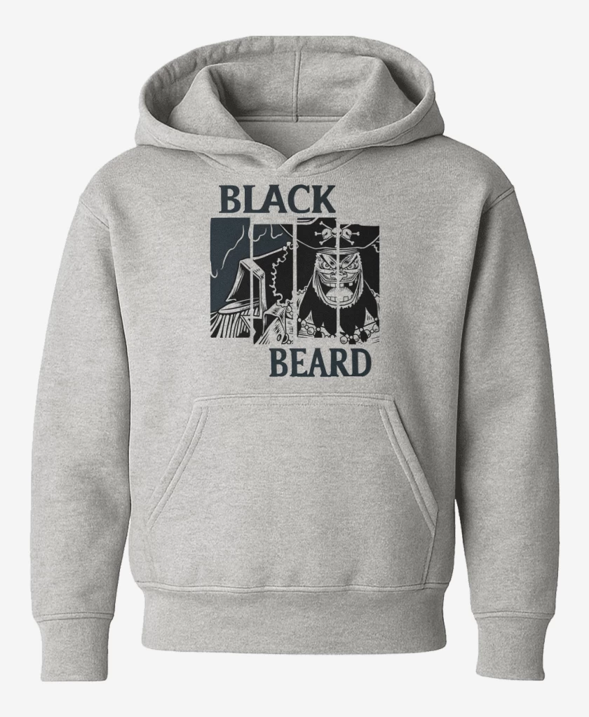 Poleron de niño Gris Melange de Black Beard