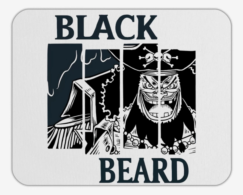 Mousepad Black Beard
