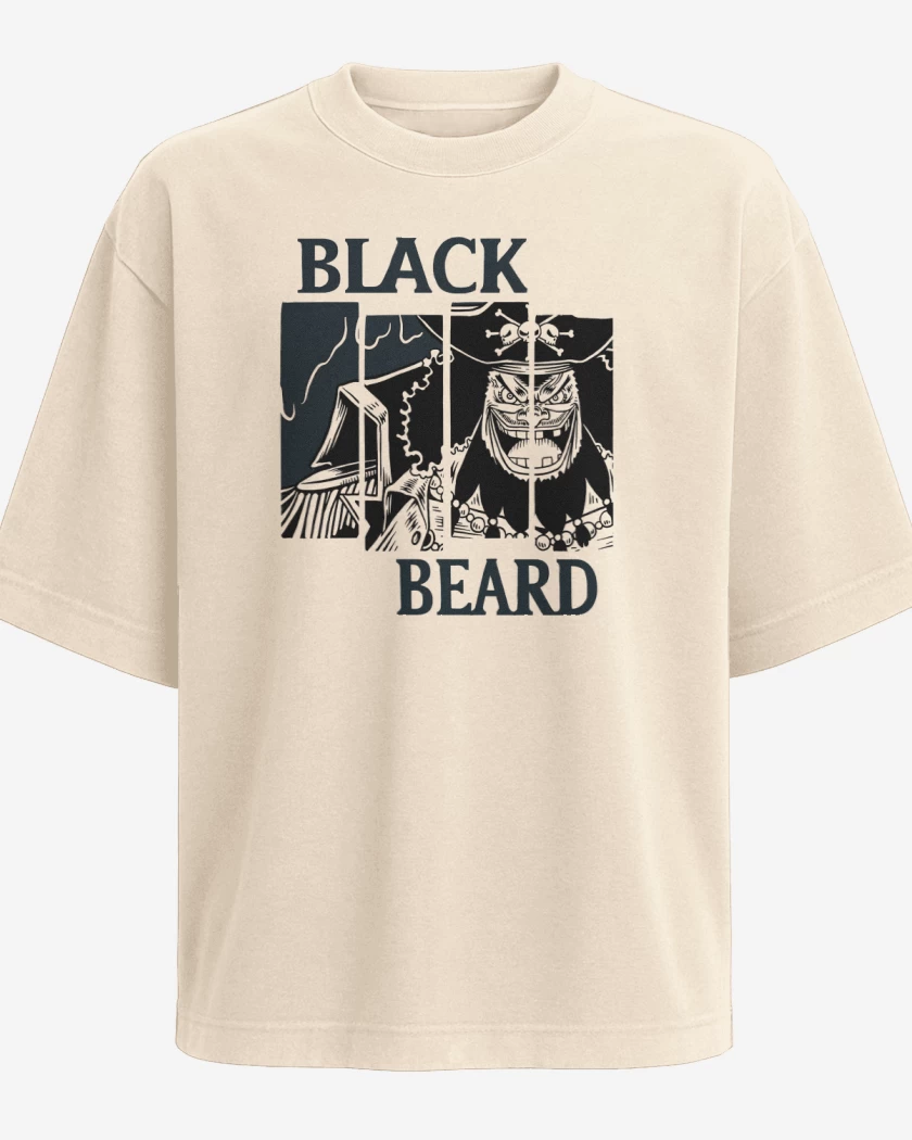 Polera Oversize Black Beard