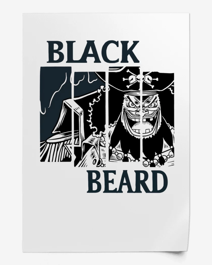 Print Black Beard