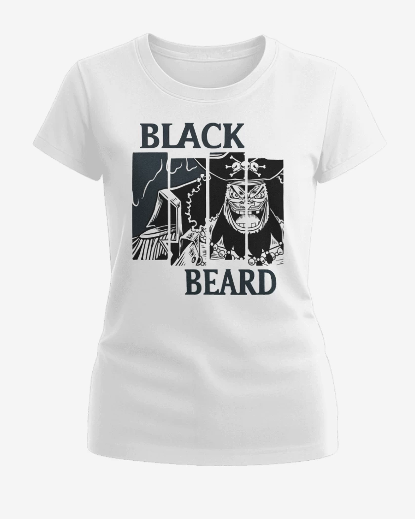 Polera de Mujer Blanco de Black Beard