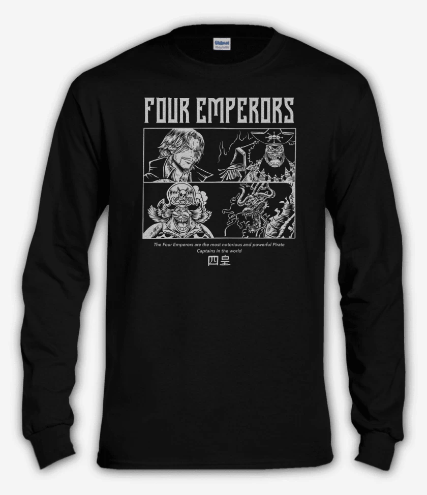 Polera manga larga Negro de Yonko