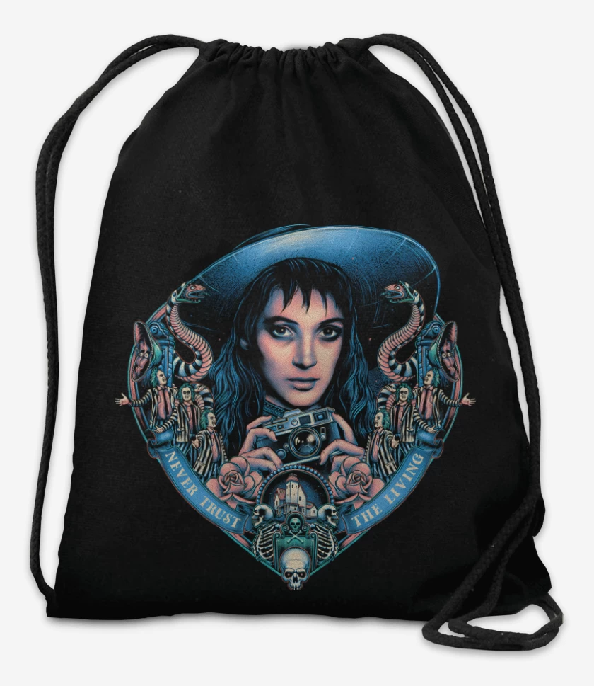 Mochila Negro de Lydia Deetz