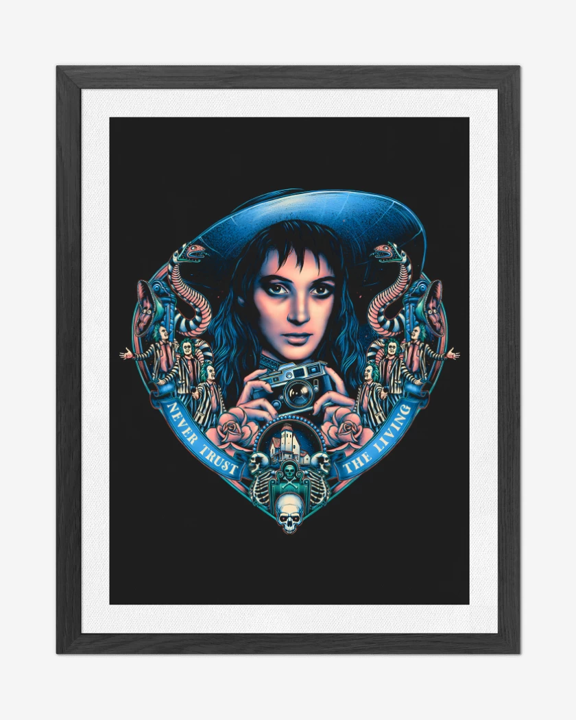 Cuadro decorativo Negro de Lydia Deetz