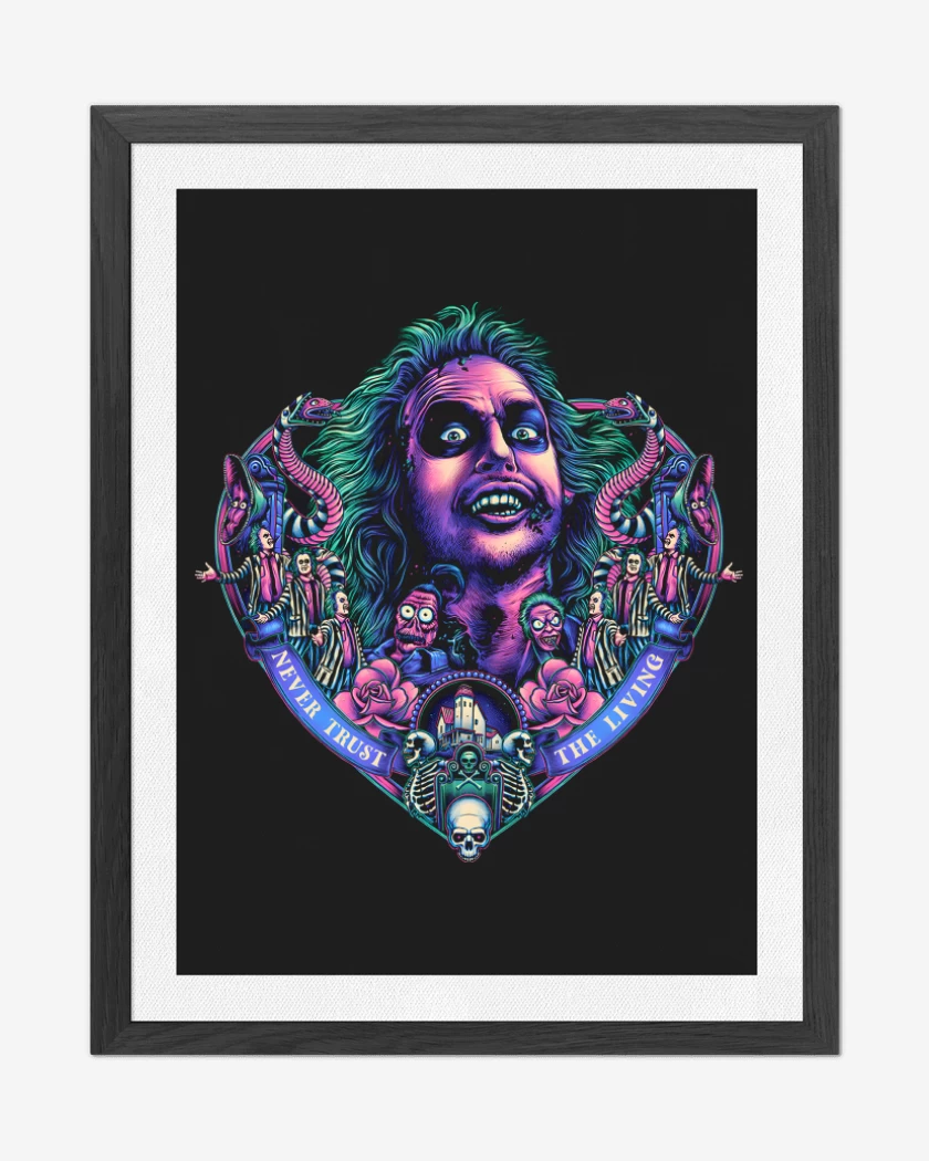 Cuadro decorativo Negro de The Beetlejuice