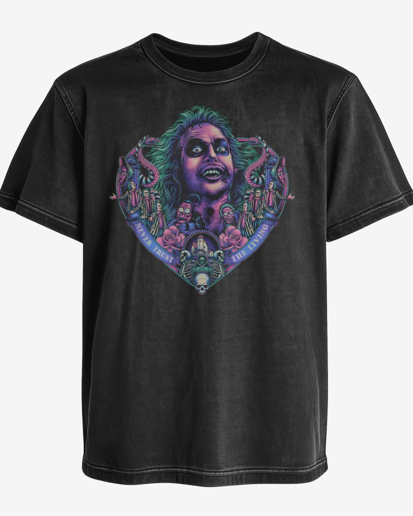 Polera desgastada The Beetlejuice