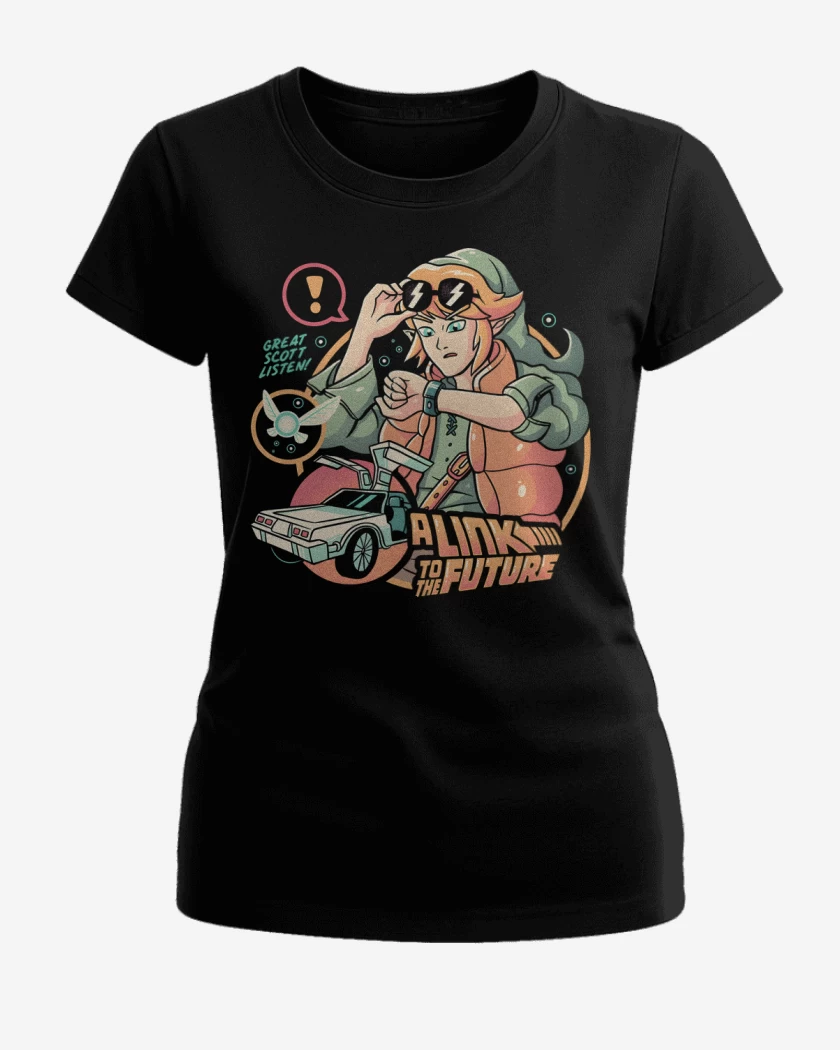 Polera de Mujer Negro de Link to the Future