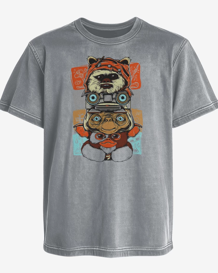 Polera desgastada Alienígenas Clásicos