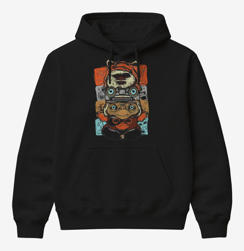 Poleron Canguro básico Alienígenas Clásicos