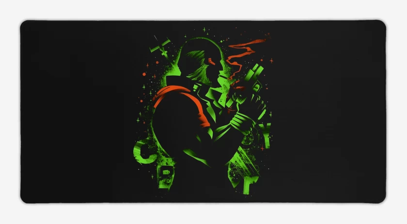 Mouse pad Gamer Black Dog