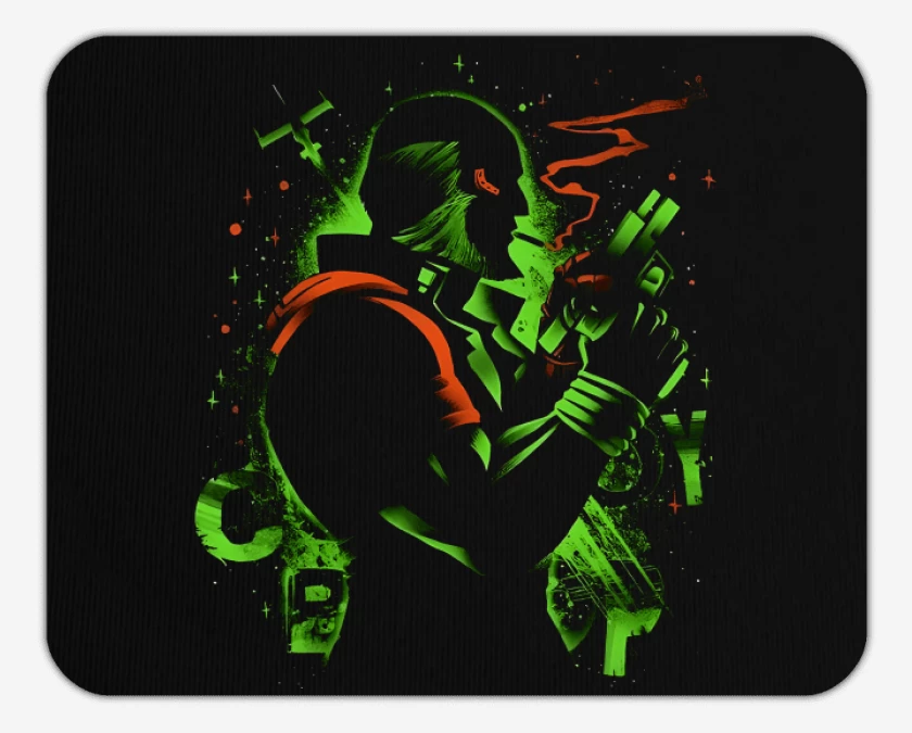 Mousepad Black Dog