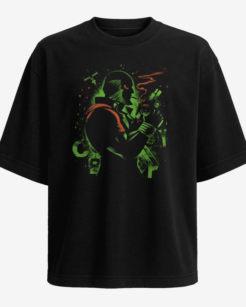 Polera Oversize Black Dog
