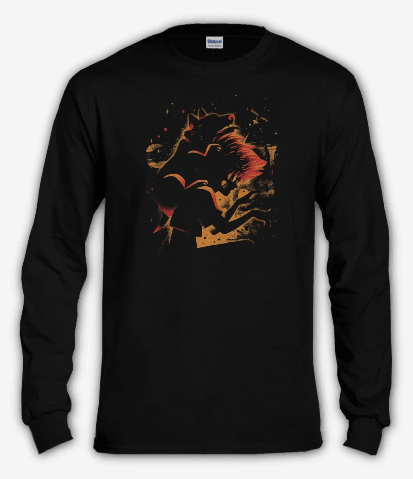 Polera manga larga Negro de Radical Ed & Ein