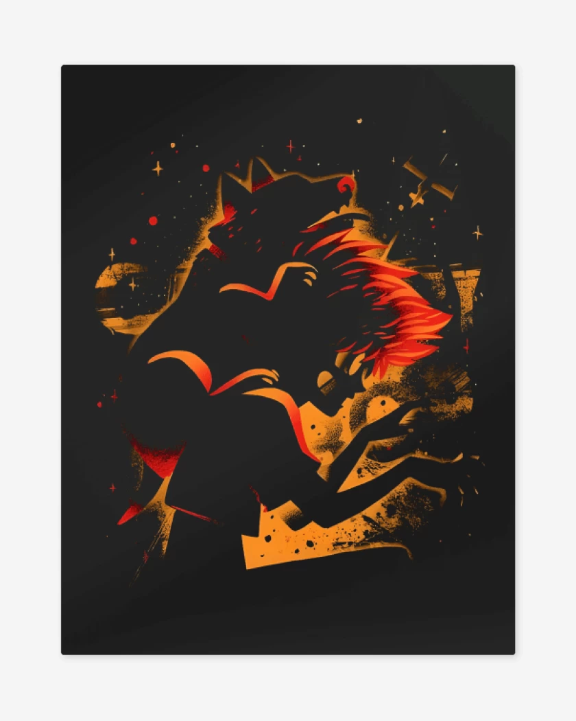 Print metalico Negro de Radical Ed & Ein