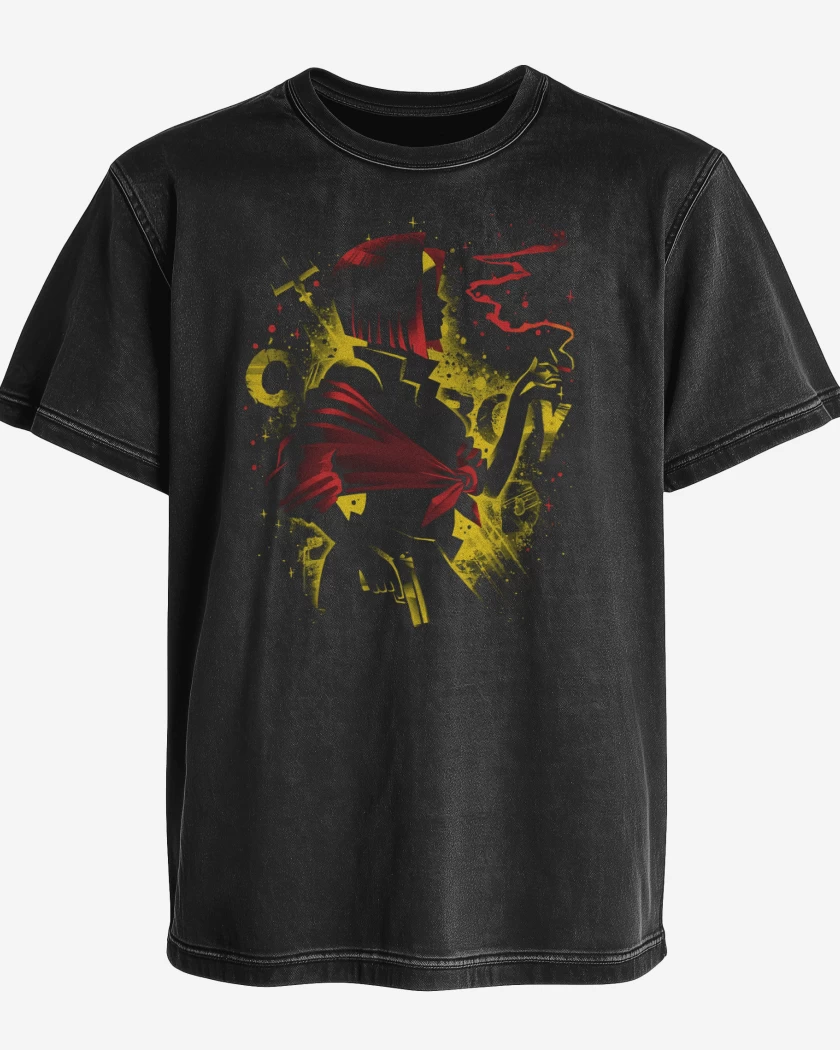 Polera desgastada Queen of Hearts