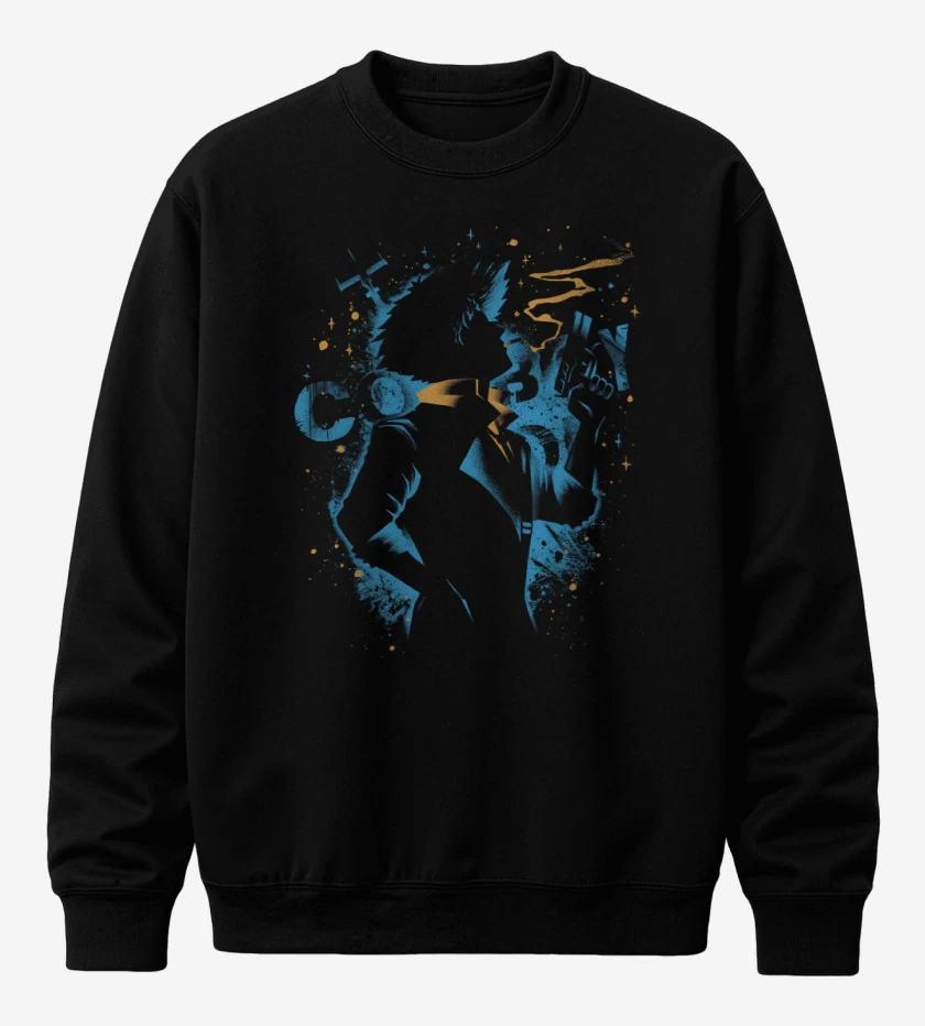 Poleron polo Negro de Swimming Bird