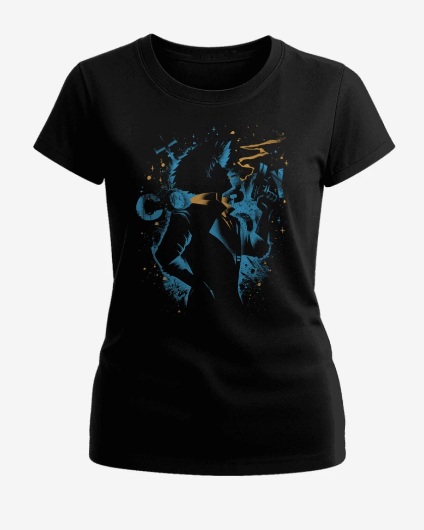 Polera de Mujer Negro de Swimming Bird