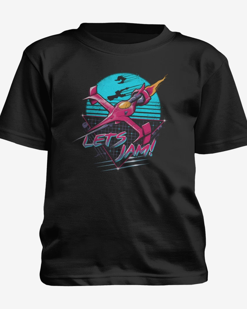 Polera de niño Negro de Lets Jam!