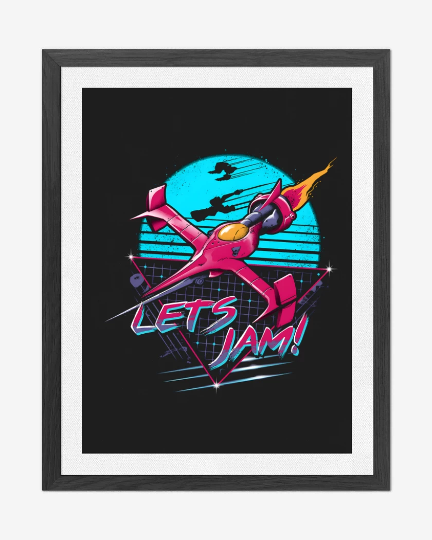 Cuadro decorativo Negro de Lets Jam!