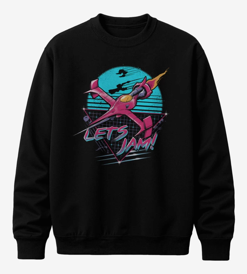 Poleron polo Negro de Lets Jam!