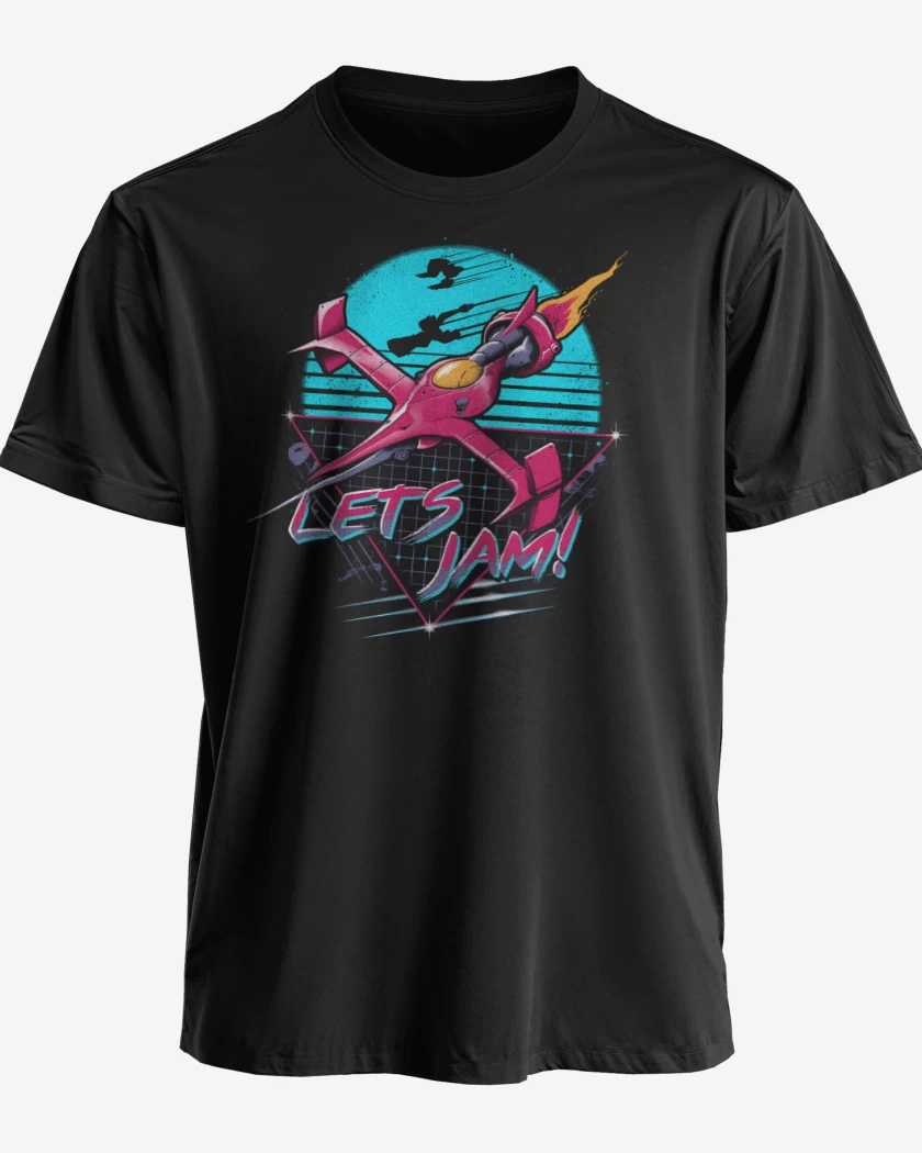 Polera premium Negro de Lets Jam!