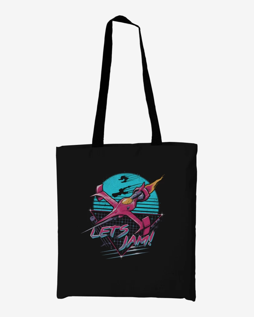Totebag Negro de Lets Jam!