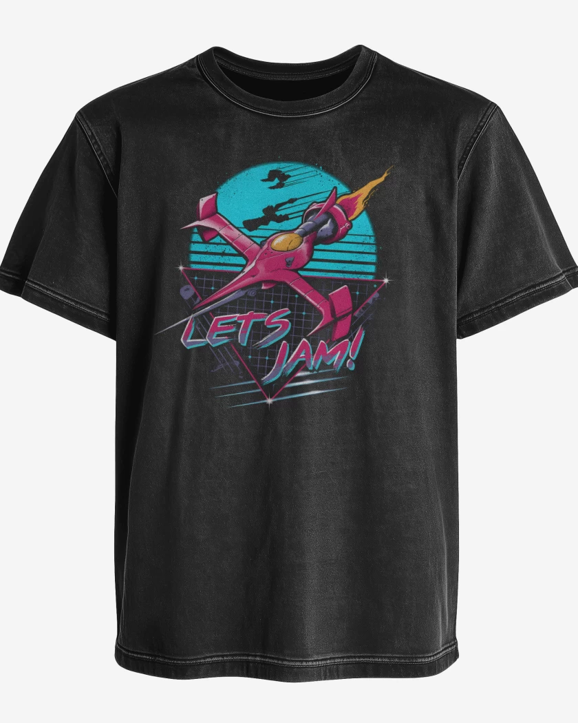 Polera desgastada Lets Jam!