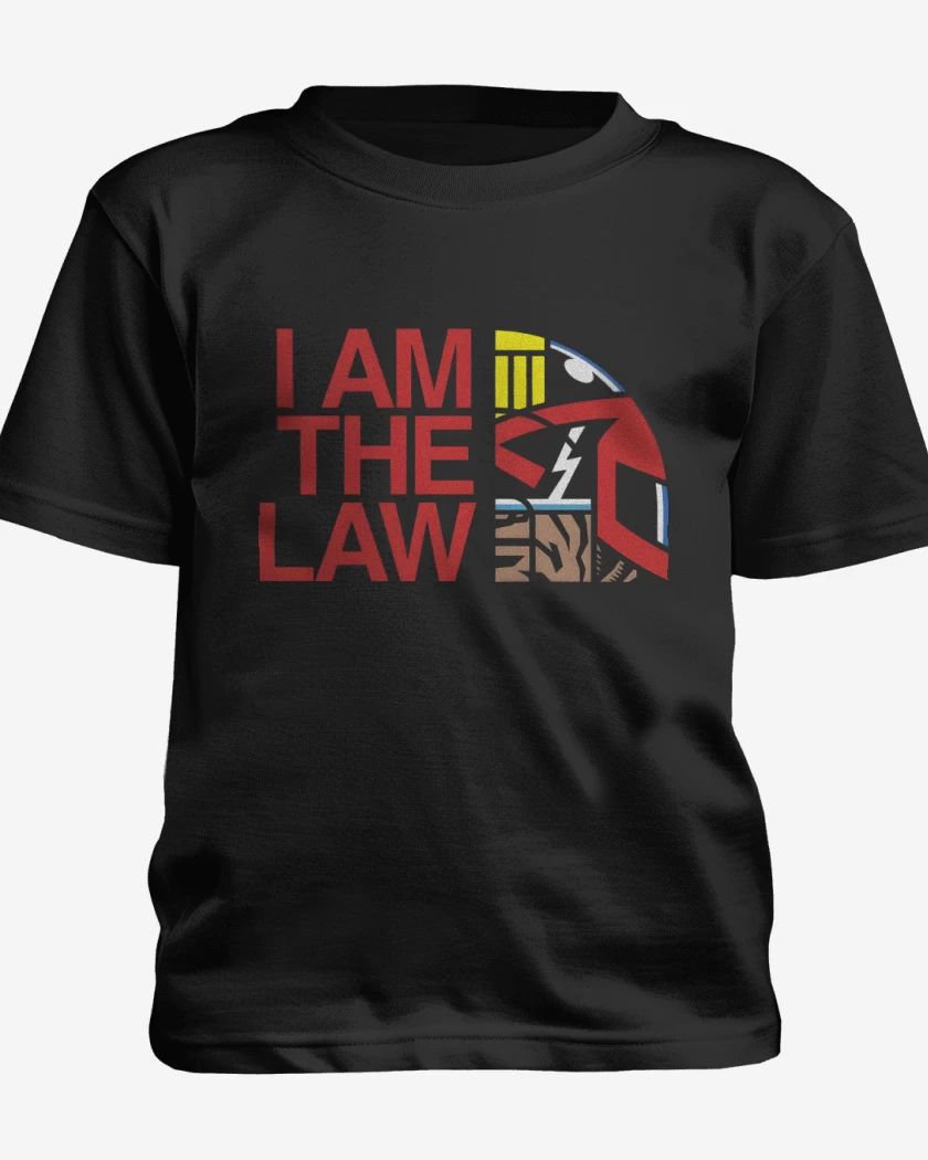 Polera de niño Negro de I am The LAW 