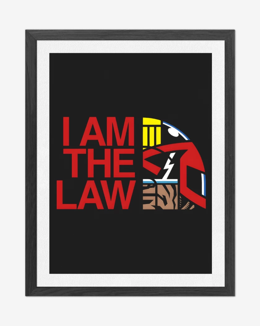 Cuadro decorativo I am The LAW 