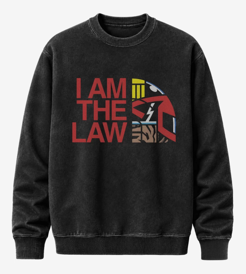 Poleron Polo Acid Wash Negro de I am The LAW 