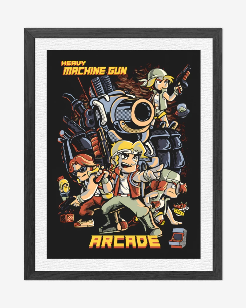 Cuadro decorativo Heavy Machine Gun