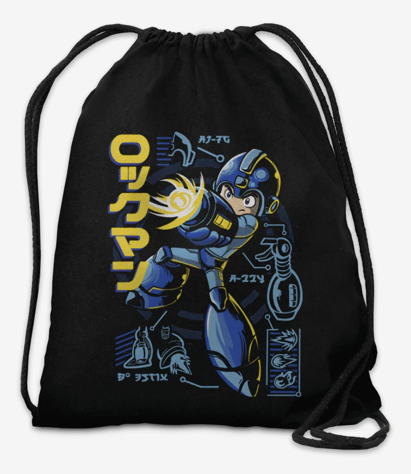 Mochila Negro de Mega Robot