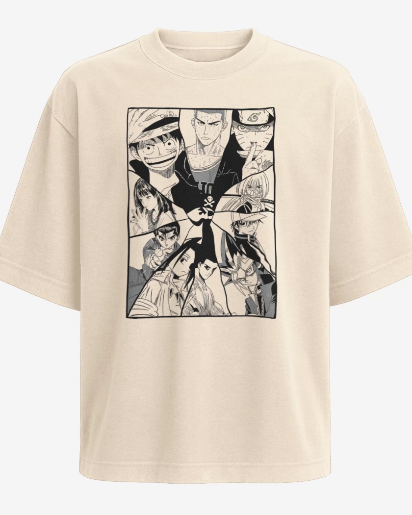 Polera Oversize Lo Mejor del Anime