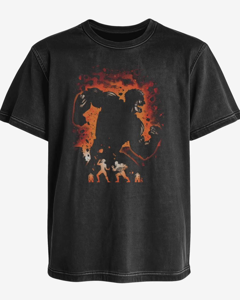 Polera desgastada Titán Acorazado