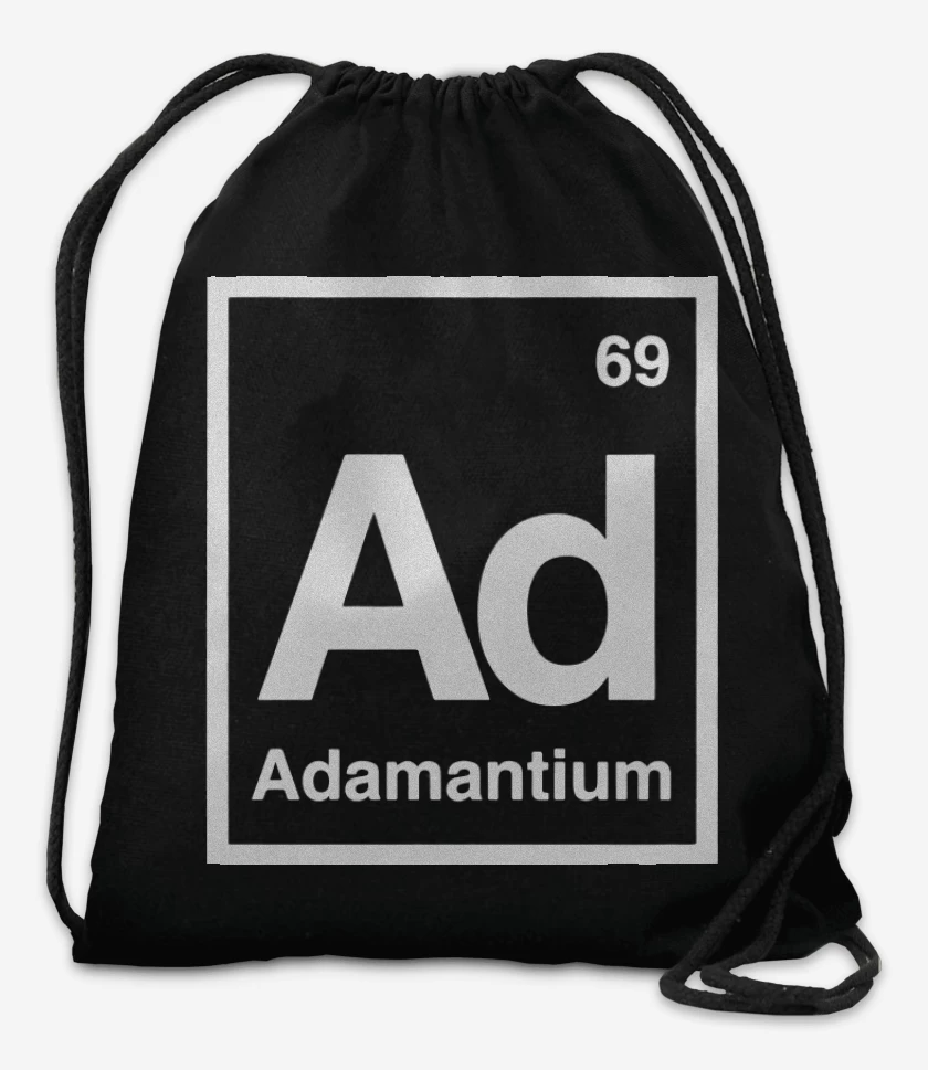 Mochila Negro de Adamantium
