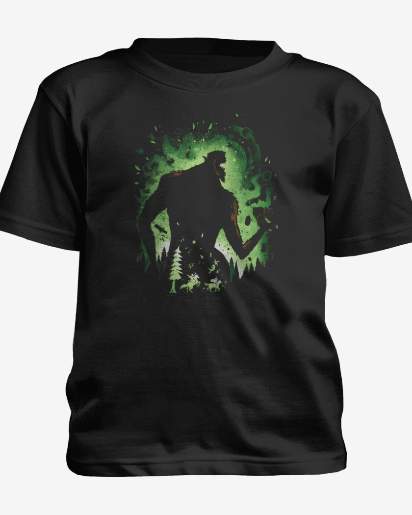 Polera de niño Negro de Titán Bestia