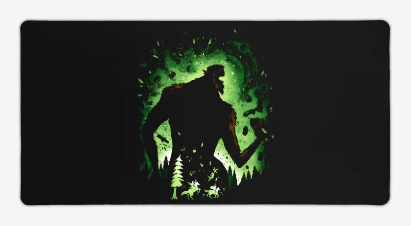Mouse pad Gamer Negro de Titán Bestia