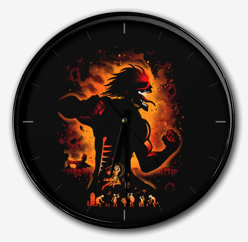 Reloj Negro de Titán de Ataque