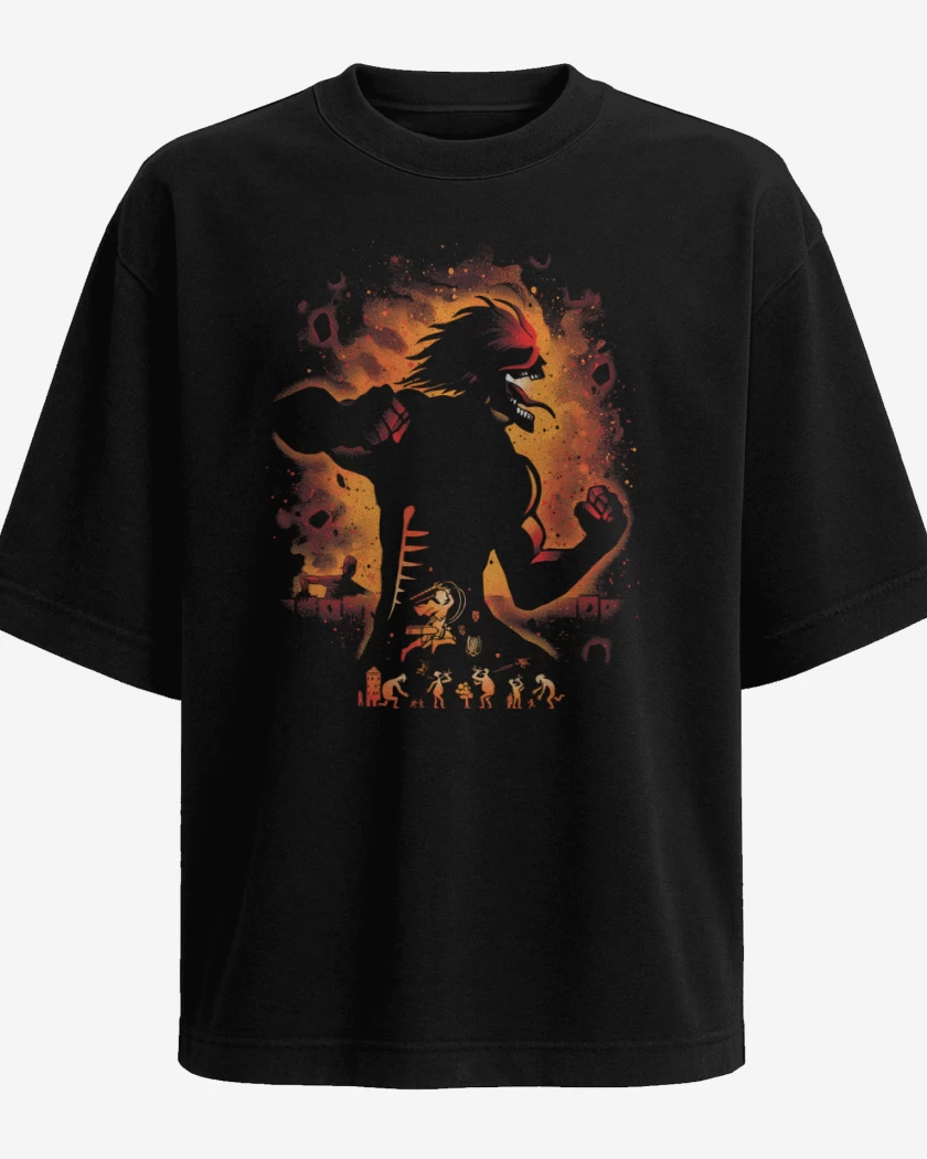 Polera Oversize Titán de Ataque