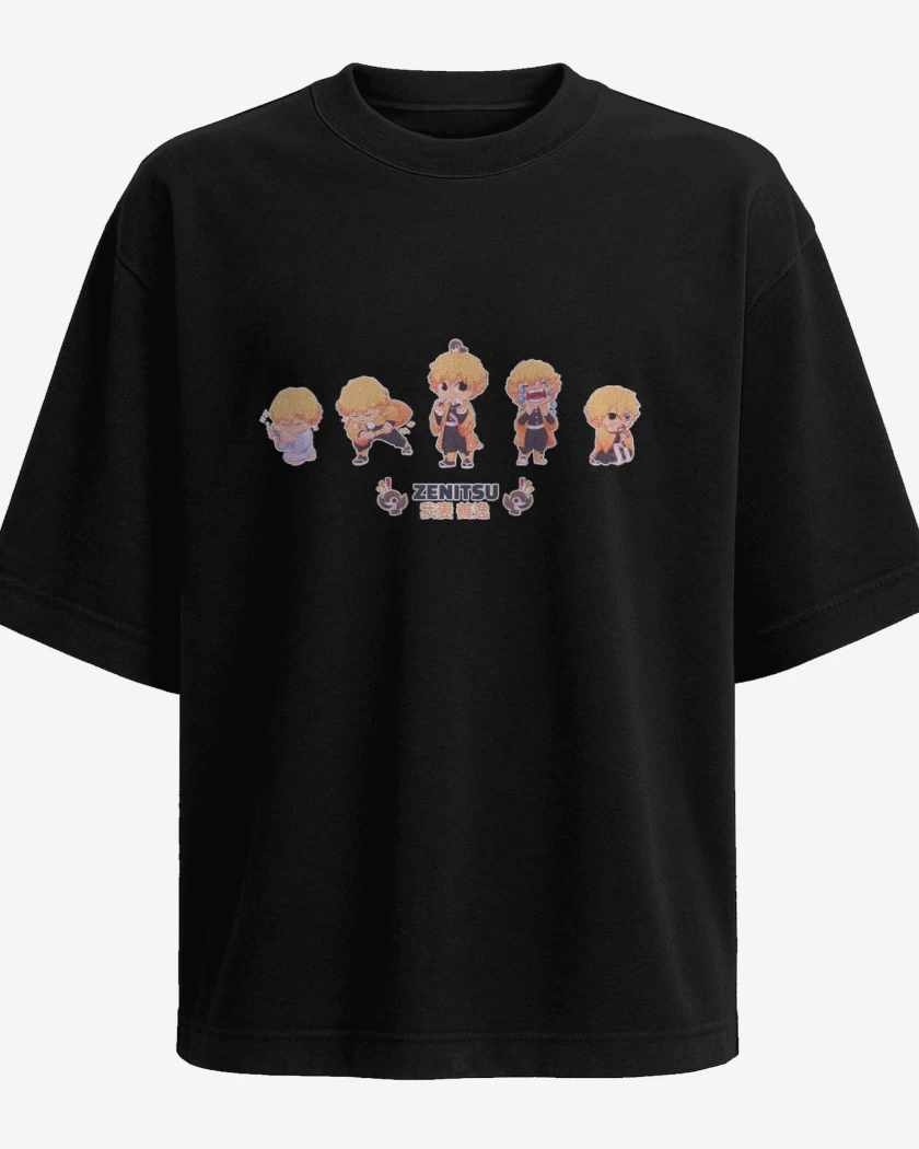 Polera Oversize Chibi Zenitsu