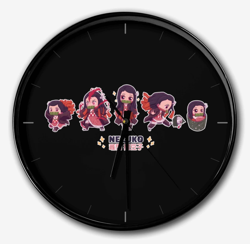 Reloj Negro de Chibi Nezuko