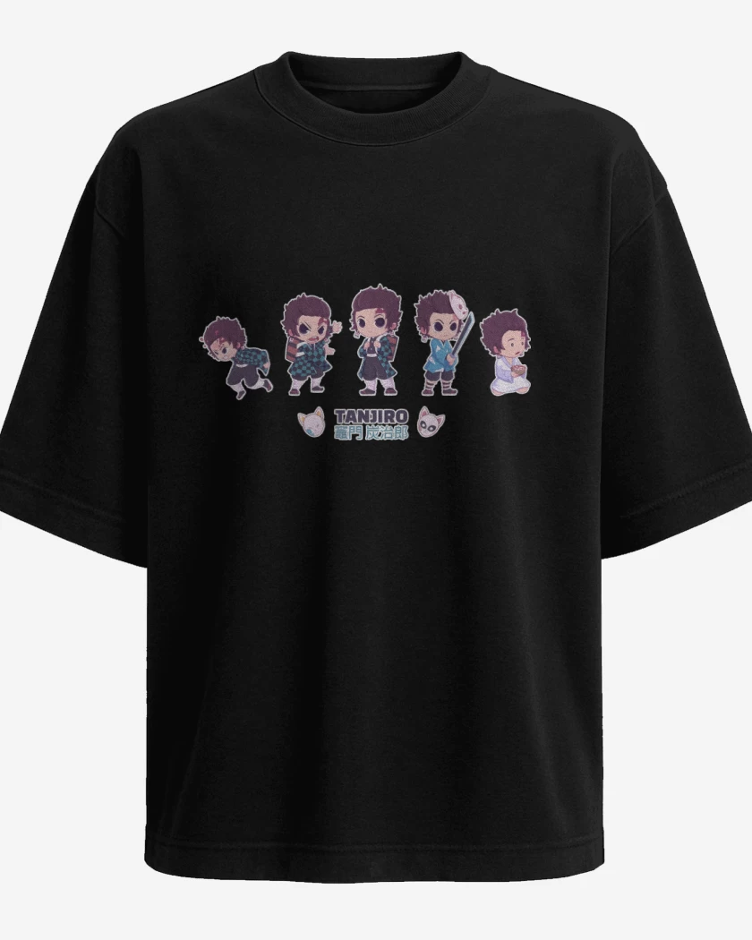 Polera Oversize Chibi Tanjiro