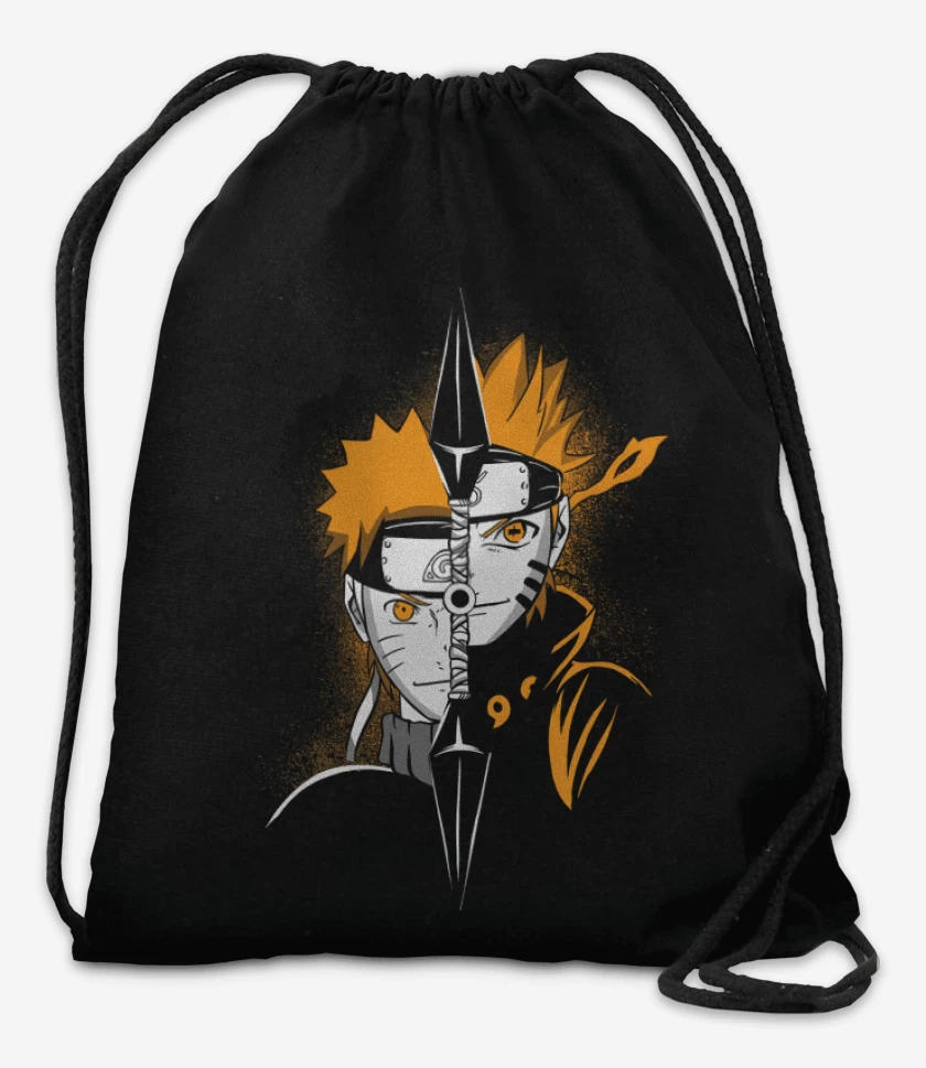 Mochila Negro de Naruto Shinobi