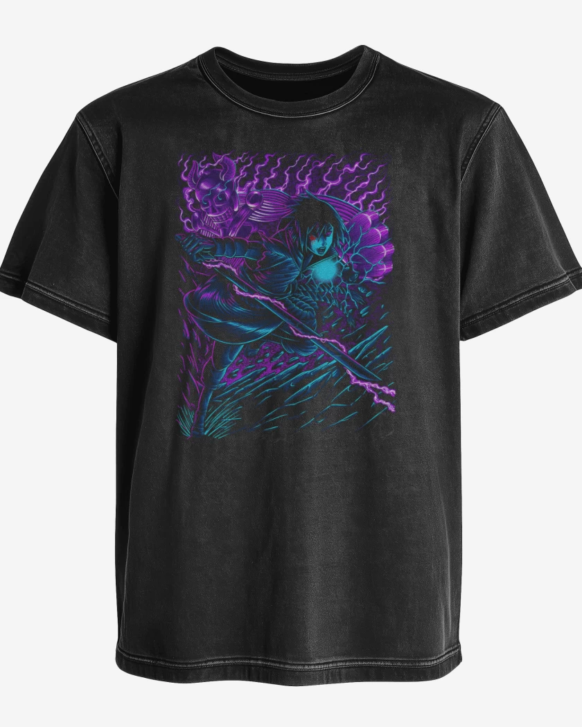 Polera desgastada Sasuke x Susanoo
