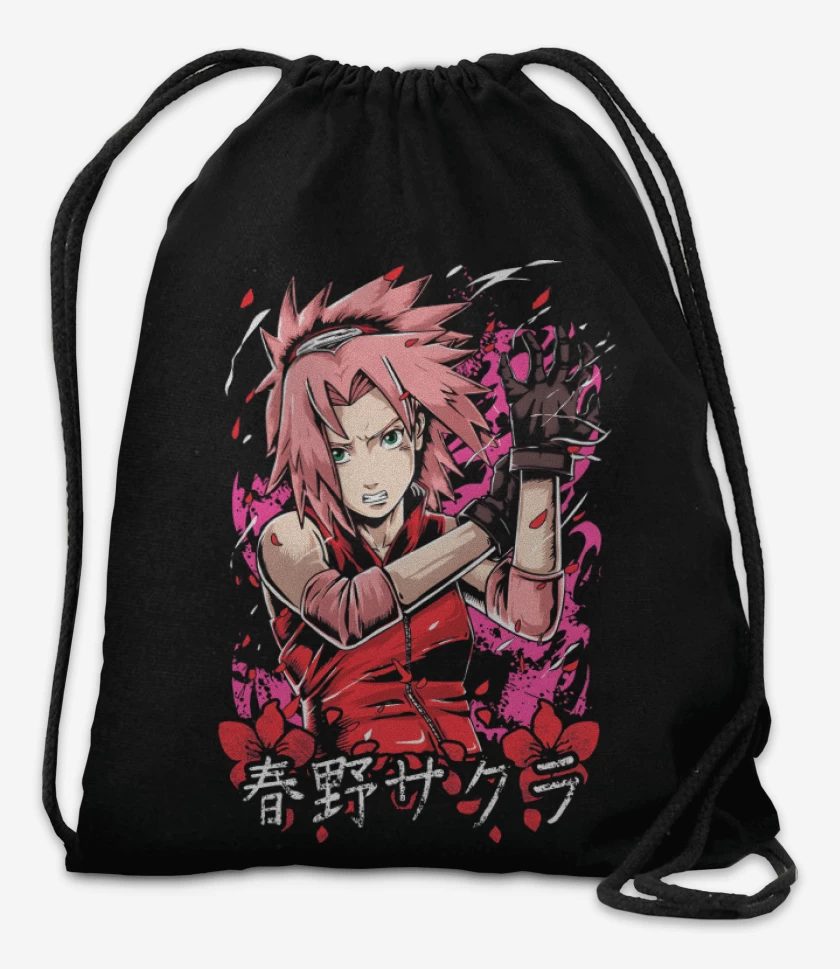 Mochila Negro de Sakura Haruno