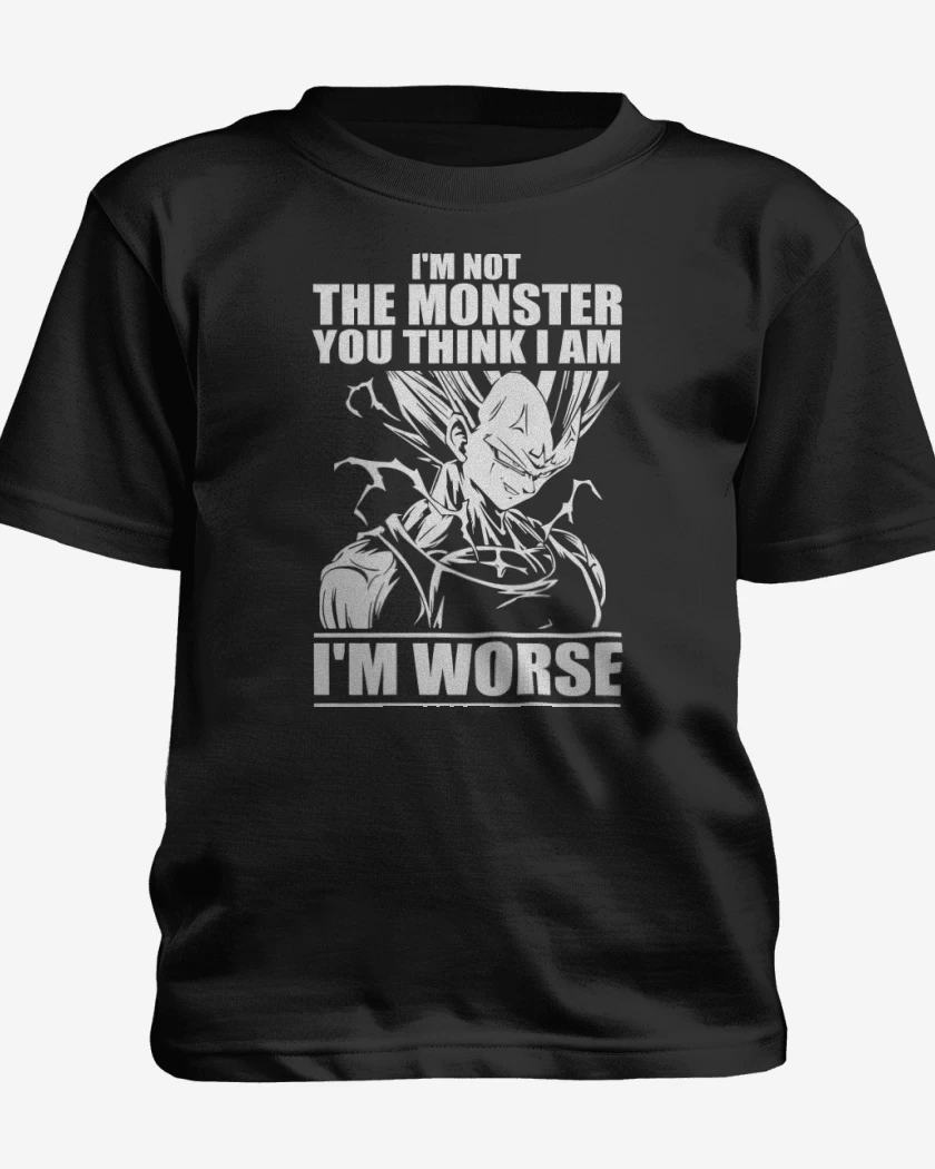Polera de niño Negro de Im not the monster