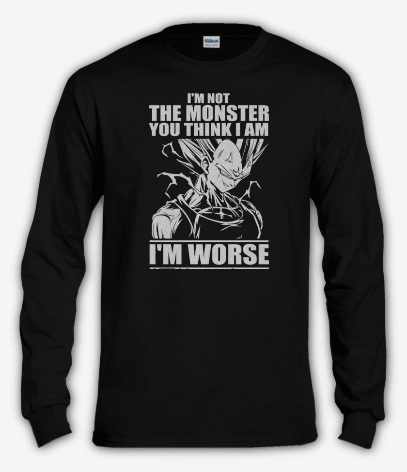 Polera manga larga Im not the monster